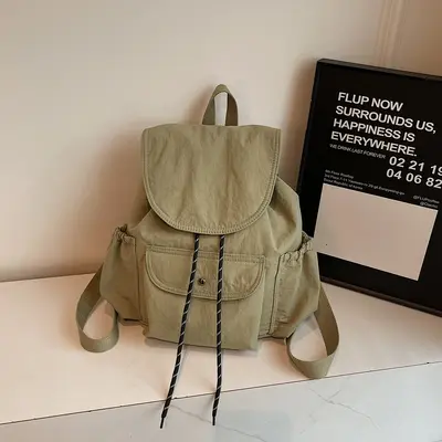 Women's Large Capacity Casual Backpack, Lightweight, Student and Travel - 10