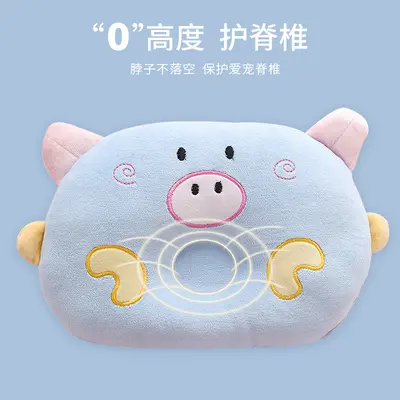 Cute Piglet Pattern Pet Dog and Cat Sleeping Pillow with Neck Support - 3