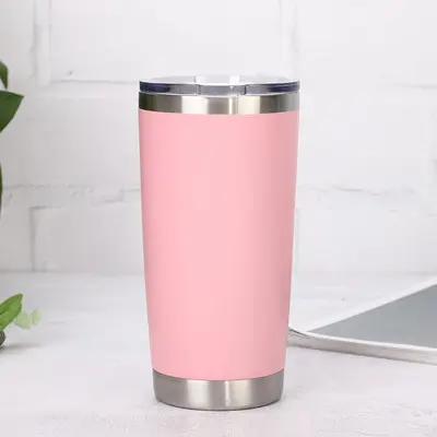Vakumlu Paslanmaz Çelik Araba Bardağı, 20oz, Yalıtımlı, Buz Bardağı - 10