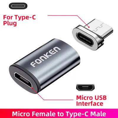 Cross-Border New Type-C Magnetic Charging Adapter 3A Fast Charge Magnetic Converter Three-in-One Magnetic Connector Best Seller - 9