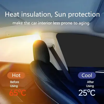 Car Side Window Sunshade, Magnetic, Privacy and Heat Insulation, Strong Magnet
