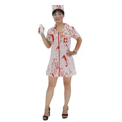 Halloween Costume White Bloody Ghost Outfit