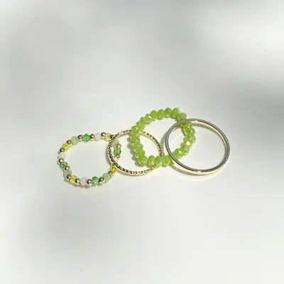Schmetterlings-Ringset 4-teilig Damen - 10