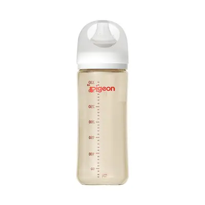 Pigeon Breithals-PPSU-Babyflasche, sturzsicher, 0-6 Monate - 8