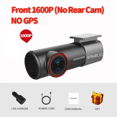 Shenyou U700 ön-arka çift kayıt sürüş kaydedici, 360° WiFi - 9