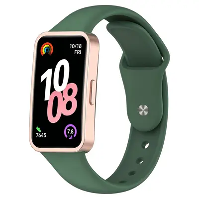 Silicone Strap with Metal Buckle for Huawei Smart Band 11/11 Pro - 12