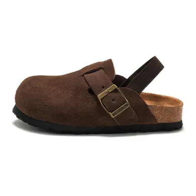 Kinder-Clogs aus echtem Leder, Herbst und Winter, Nubukleder - 7