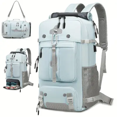 80 Liter Expandable Cabin-Size Travel Backpack for Men - 9