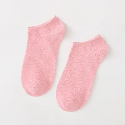 Einfarbige Baumwollsocken für Frauen, Bonbonfarbene einfarbige Damensocken, unsichtbare Dekolletésocken, unsichtbare Socken, hautfarbene Socken, Zhuji-Socken Großhandel. - 11