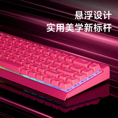 Qianxingzhe DK68 Wired Mechanical-Feel Bluetooth Compact Keyboard