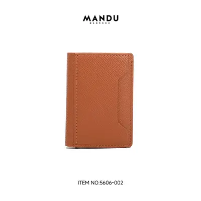 MANDU Men's Wallet with RFID Protection and Pop-up Card Holder - 11