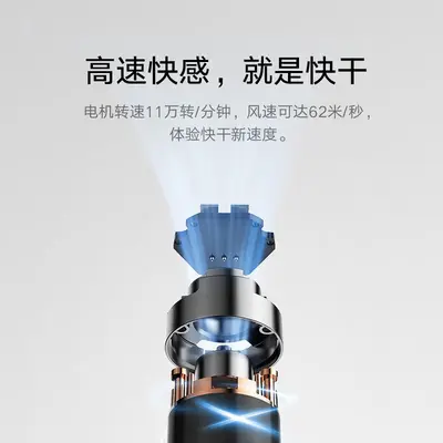 Xiaomi Negative Ion Hair Dryer, High-Power, Fast-Drying, Portable