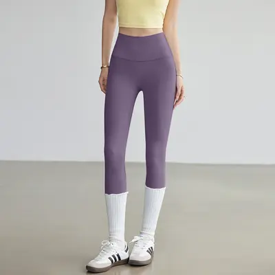 Pilates-Yogahose, hohe Taille, Po-Lifting, Haifischhose - 10