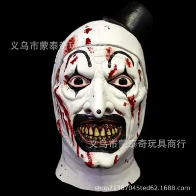 Halloween Horror-Kopfbedeckung Gruselige Clown-Latex-Kopfmaske