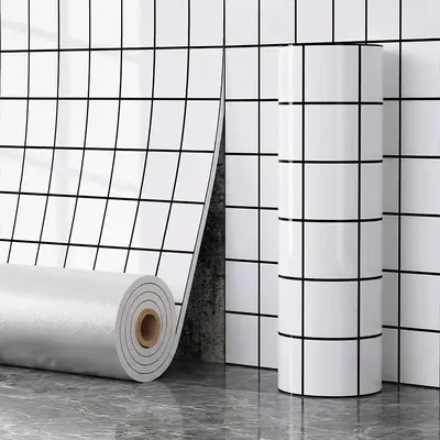 Imitation Ceramic Tile Marble Wall Sticker Waterproof Self-Adhesive - 7