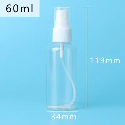 30ml 50ml 100ml ml sprey şişesi şeffaf PET plastik küçük sprey şişesi kozmetik parfüm yeniden paketleme şişesi sprey şişesi - 13