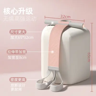 脚蹬拉力器仰卧起坐辅助弹力绳手臂拉伸训练健腹塑身家用健身器材