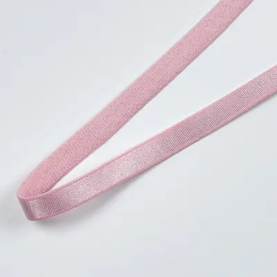 0,6 cm elastisches Polyester-Satinband, rutschfestes BH-Träger-Gummiband - 12