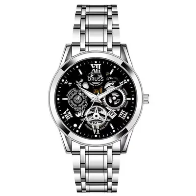 Official movement Swiss brand men's watch waterproof men's watch luminous watch hollow dial diamond watch calendar fashion watch