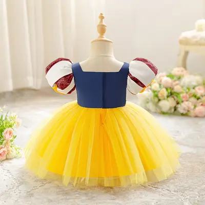 Mädchen-Prinzessinnenkleid Schneewittchen für Kleinkinder und Kinder