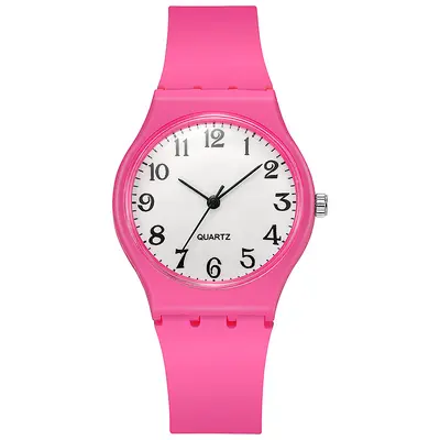 Öğrenci çocuk saati silikon kuvars saat moda izle kadın sınır ötesi e-ticaret tedarik izle üreticisi toptan - 11