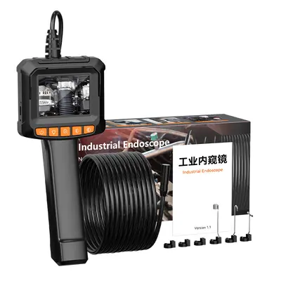 Cross-border new 2.4-inch industrial endoscope, narrow pipe, steerable, for automotive repair, drain pipe endoscope