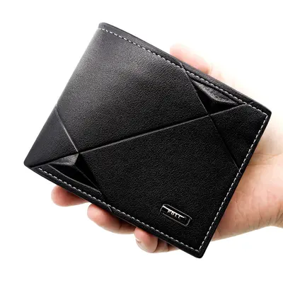 Men's Short Wallet, Multi-Card Slots, Slim Model - 3
