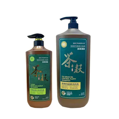Zherou Tea Seed Shampoo, Anti-Dandruff and Volumizing - 6