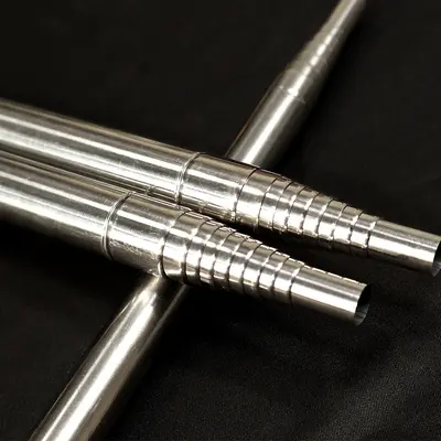 201 Stainless Steel Telescopic Balloon Stick, Round Tube, Anti-Slip