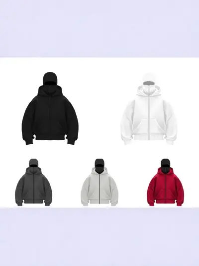 Cross-Border Spring/Autumn New Style Unique Design Double-Layer Hooded Zip Sweatshirt Jacket Loose Street Style Unisex Couples