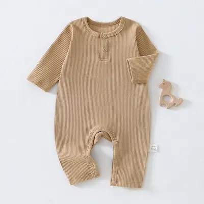 Baby-Strampler aus Baumwolle, 95 % Baumwolle, nahtlos, Frühling und Herbst - 11