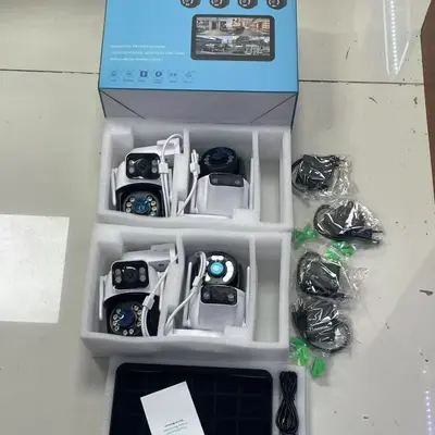 ICSEE 8MP摄像头WiFi NVR套装双镜头PTZ IP摄像头8CH智能家居夜视
