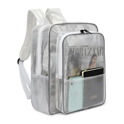 Anti-Static Full PVC Dust-Free Transparent Mesh Backpack, Cleanroom Tool Bag