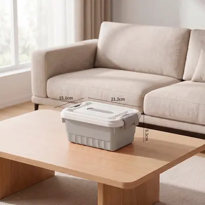 Saklama kutusu plastik elbise saklama kapaklı kutu el çantası saklama kutusu ekstra büyük ev oyuncak aperatif saklama kutusu - 11