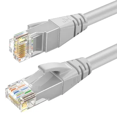 Category 5e Pure Copper Network Cable, Cat5, Unshielded Patch Cable - 6