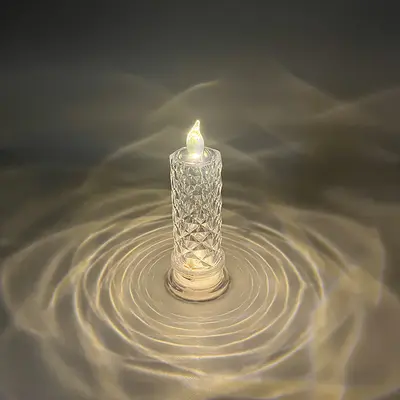 LED artificial candle lamp creative night light bedroom bedside lamp atmosphere lamp creative gift desktop decoration ornaments - 11