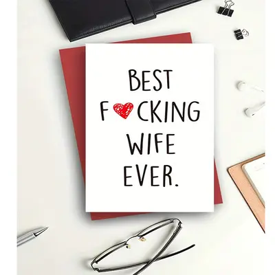 Funny Birthday Card with Envelope, Humorous Text Prank Card - 9