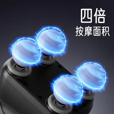 跨境四头筋膜枪按摩器迷你专业强震放松按摩枪USB充电高频震动电