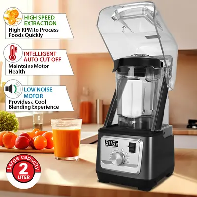 Sessiz çok fonksiyonlu yüksek güçlü blender - 4