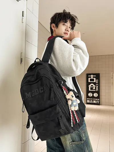 Großer Rucksack im Korea-Stil mit Laptopfach - 4