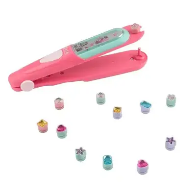Girls' Jewelry Making Set, DIY Rhinestone Kit with Bead Machine