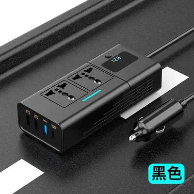 200W Car Inverter, 12V to 220V, PD Fast Charging and USB - 7
