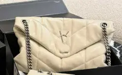 Diamond-Quilted Chain Women's Crossbody Messenger Bag - 9