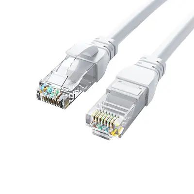 Cat6 Network Cable 1 m, Pre-Made Gigabit Patch Cable for Router and Computer - 9