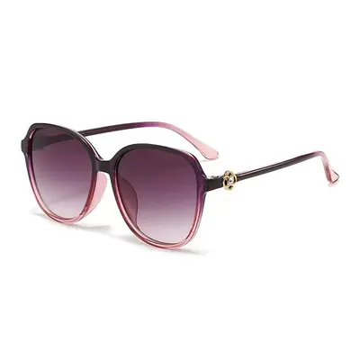 Women's Sunglasses, UV Protection, Large Frame, Retro Style - 8