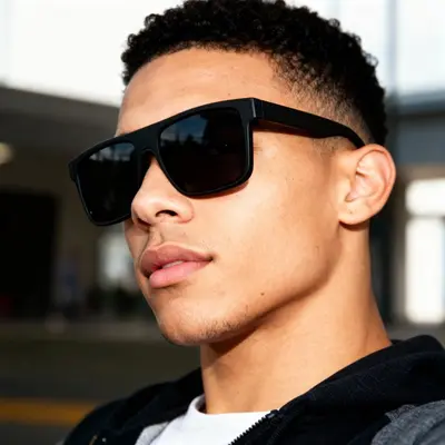 Large Frame Men's Sports Sunglasses for Cycling and Driving - 1