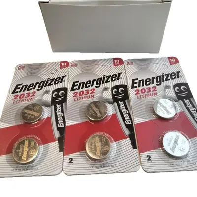 Energizer CR2032 3V Lithium Button Battery for Car Keys and Remotes