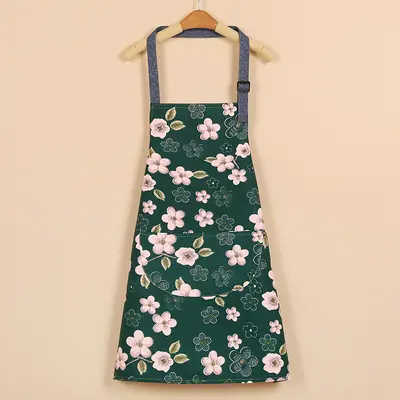 Ethnic Style Kitchen Apron, Stain and Oil Resistant Cotton, Unisex - 11