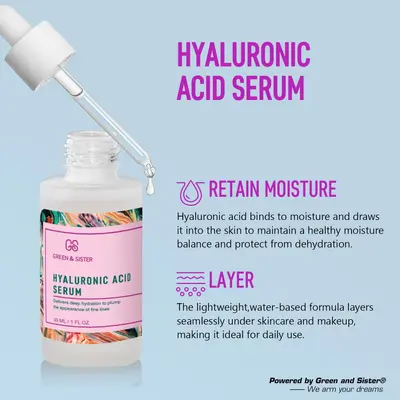 Hyaluronsäure-Serum-Konzentrat, Gesichtspflege und Hautfeuchtigkeit, grenzüberschreitender Außenhandel Hyaluron-Feuchtigkeitsserum 30ml