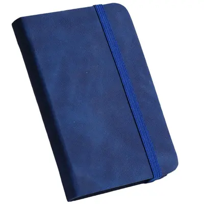 Mini A7 Pocket Notebook with Thick Leather Cover, Waterproof Portable Notebook - 6